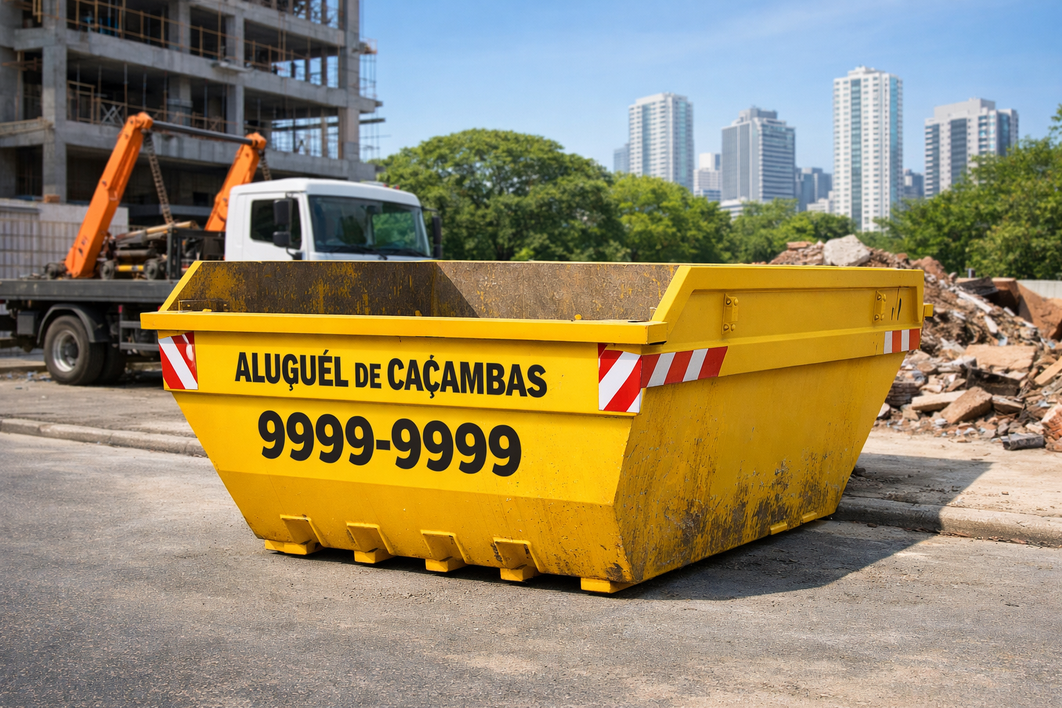 Construlix Caçambas São Paulo - A gente pega seu entulho!